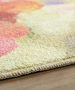 Blurred Blossoms Multi 8 ft. x 10 ft. Floral Area Rug by Mohawk Home -Mohawk Home Sales multi mohawk home area rugs 046291 40 1000