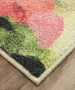 Blurred Blossoms Multi 8 ft. x 10 ft. Floral Area Rug by Mohawk Home -Mohawk Home Sales multi mohawk home area rugs 046291 77 1000