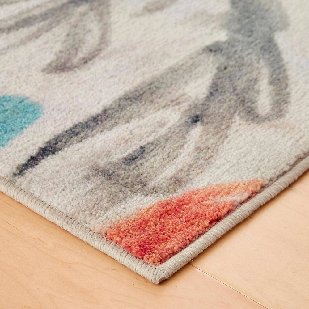 Watercolor Floral Multi 8 ft. x 10 ft. Floral Area Rug by Mohawk Home 9 Watercolor Floral Multi 8 ft. x 10 ft. Floral Area Rug by Mohawk Home - Image 7