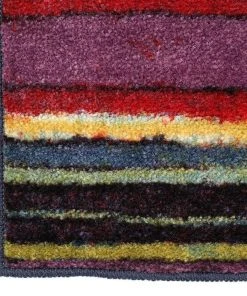 Rainbow Multi 2 ft. x 8 ft. Machine Washable Striped Runner Rug by Mohawk Home -Mohawk Home Sales multi mohawk home area rugs 183288 c3 1000