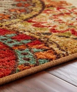 Caravan Medallion Multi 2 ft. x 8 ft. Machine Washable Runner Rug by Mohawk Home -Mohawk Home Sales multi mohawk home area rugs 418724 77 1000