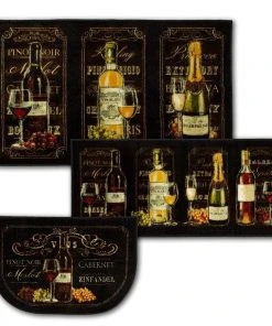 Chalkboard Sign Multi 3 ft. x 4 ft. 3-Piece Indoor Rug Set by Mohawk Home