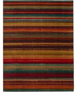 Boho Stripe Multi 6 ft. x 9 ft. Striped Area Rug by Mohawk Home