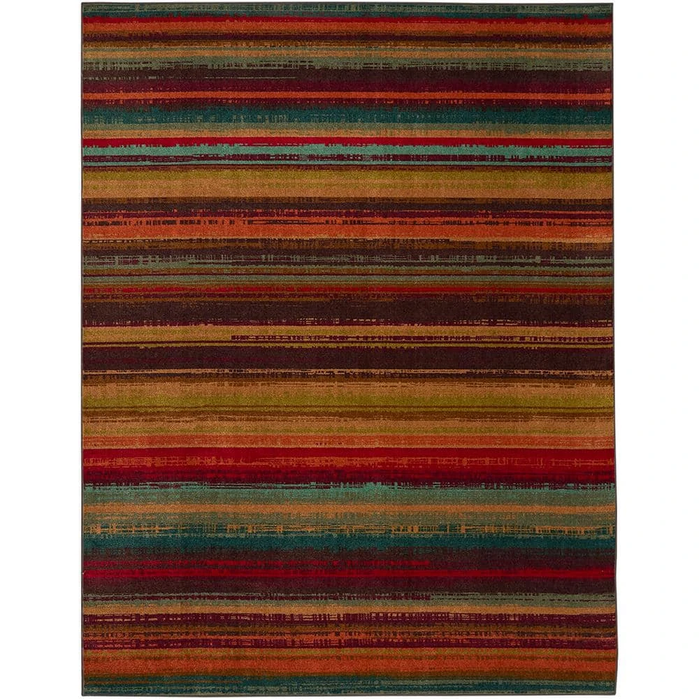 Boho Stripe Multi 6 ft. x 9 ft. Striped Area Rug by Mohawk Home 3 Boho Stripe Multi 6 ft. x 9 ft. Striped Area Rug by Mohawk Home