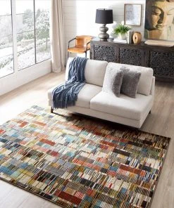 Iola Multi 8 ft. x 11 ft. Geometric Area Rug by Mohawk Home -Mohawk Home Sales multi mohawk home area rugs 533687 31 1000