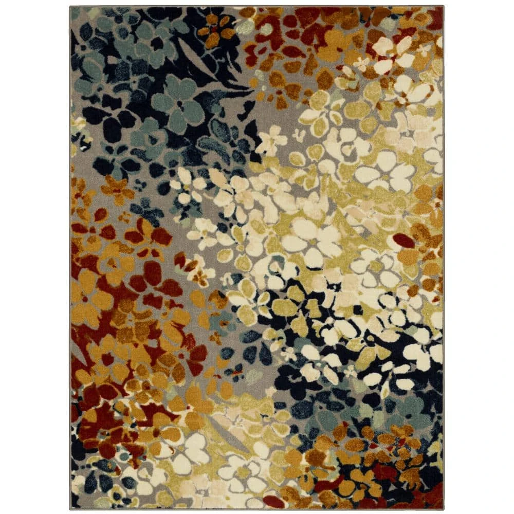 Radiance Multi 4 ft. x 5 ft. Machine Washable Floral Area Rug by Mohawk Home 3 Radiance Multi 4 ft. x 5 ft. Machine Washable Floral Area Rug by Mohawk Home