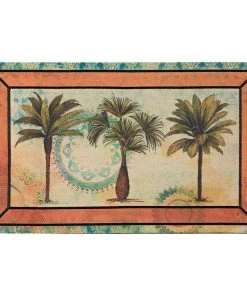 Picture Frame Fresco Palm 18 in. x 30 in. Recycled Rubber Door Mat by Mohawk Home