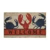 Fresh Nautical Welcome 18 in. x 30 in. Recycled Rubber Door Mat by Mohawk Home -Mohawk Home Sales multi mohawk home door mats 566791 64 1000