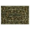 Welcome Garden Pebbles Gray 23 in. x 35 in. Doorscapes Estate Mat by Mohawk Home
