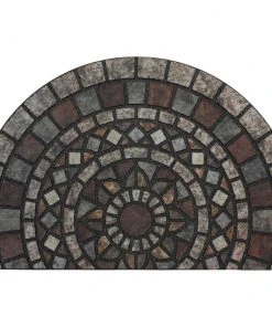 Mosaic Mythos Stone Slice 23 in. x 35 in. Doorscapes Estate Mat by Mohawk Home