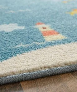 Animal Map Multi 5 ft. x 8 ft. Whimsical Area Rug by Mohawk Home -Mohawk Home Sales multi mohawk home kids rugs 047632 40 1000