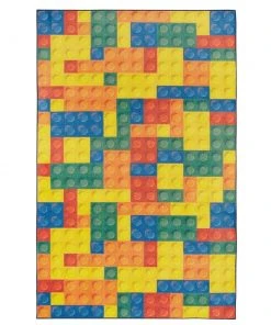 Building Blocks Multi 8 ft. x 10 ft. Contemporary Area Rug by Mohawk Home