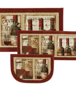 French Cellar Multi 3 ft. x 4 ft. 3-Piece Indoor Rug Set by Mohawk Home