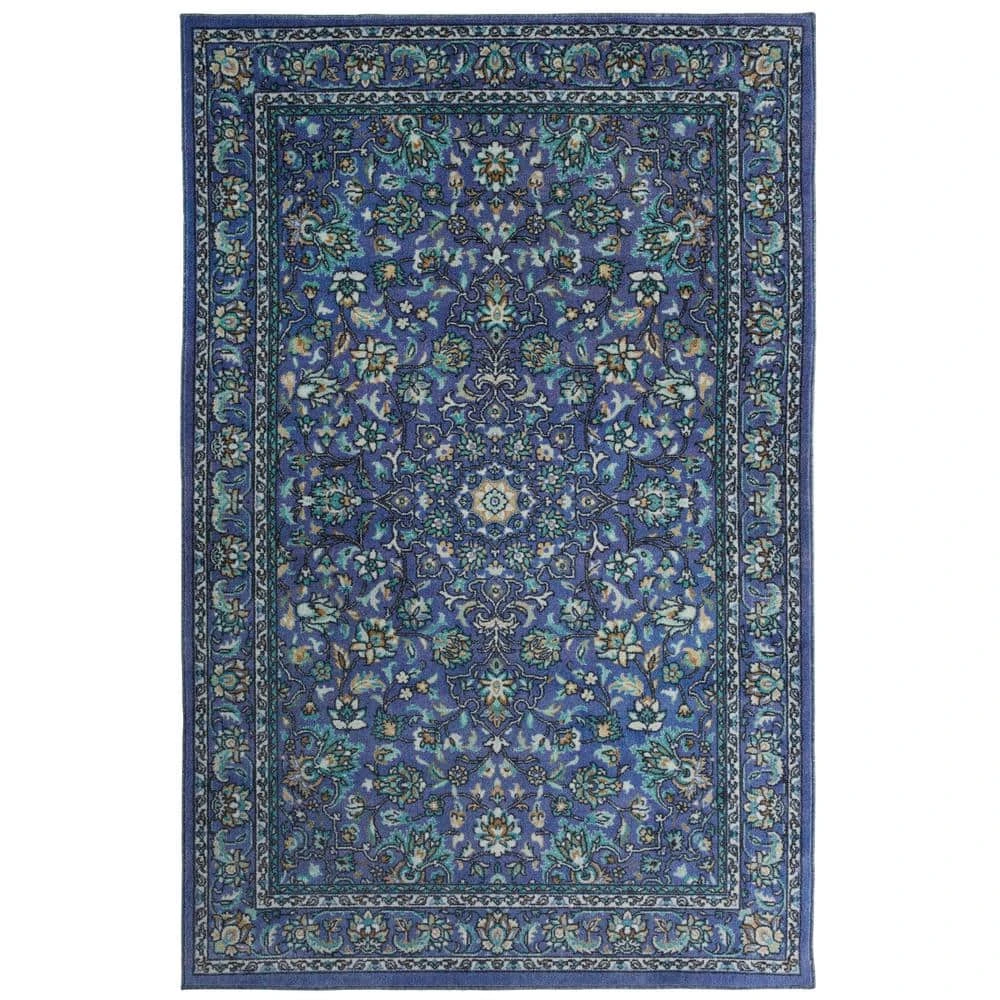 Shenandoah Navy 8 ft. x 10 ft. Oriental Area Rug by Mohawk Home 3 Shenandoah Navy 8 ft. x 10 ft. Oriental Area Rug by Mohawk Home
