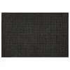 Waffle Grid Impression Onyx 18 in. x 30 in. Recycled Rubber Indoor/Outdoor Door Mat by Mohawk Home -Mohawk Home Sales onyx mohawk home door mats 749071 64 1000