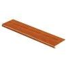 Paradise Jatoba 47 in. Length x 12-1/8 in. Wide x 1-11/16 in. Thick Laminate to Cover Stairs 1 in. Thick by Cap A Tread -Mohawk Home Sales paradise jatoba cap a tread laminate stair treads 016071960 64 1000