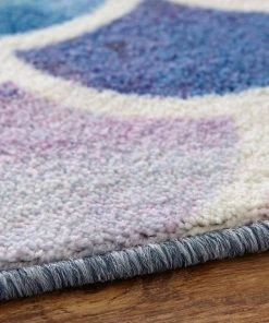 Mermaid Scales Pink 5 ft. x 8 ft. Whimsical Area Rug by Mohawk Home -Mohawk Home Sales pink mohawk home kids rugs 048691 40 1000