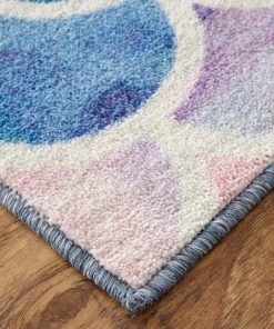 Mermaid Scales Pink 5 ft. x 8 ft. Whimsical Area Rug by Mohawk Home -Mohawk Home Sales pink mohawk home kids rugs 048691 77 1000