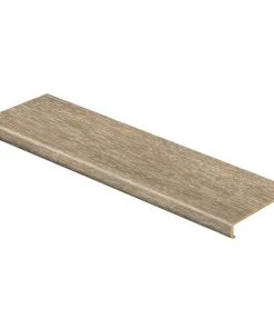 Walton Oak 47 in. L x 12-1/8 in. D x 2-3/16 in. H Vinyl Overlay to Cover Stairs 1-1/8 in. T to 1-3/4 in. T by Cap A Tread