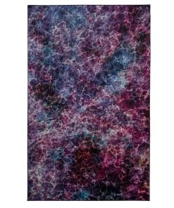 Fractal Purple 8 ft. x 10 ft. Abstract Area Rug by Mohawk Home