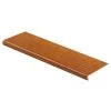 Red Cherry/Warm Cherry 47 in. L x 12-1/8 in. D x 2-3/16 in. H Vinyl Overlay to Cover Stairs 1-1/8 in. to 1-3/4 in. T by Cap A Tread -Mohawk Home Sales red cherry warm cherry cap a tread vinyl stair treads 016a73505 64 1000