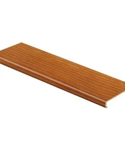 Red Cherry/Warm Cherry 47 in. L x 12-1/8 in. D x 2-3/16 in. H Vinyl Overlay to Cover Stairs 1-1/8 in. to 1-3/4 in. T by Cap A Tread