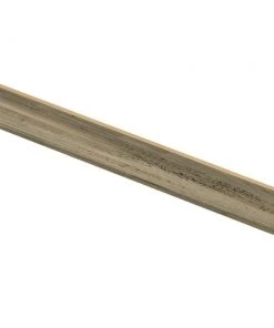 Rustic Wood 47 in. L x 1/2 in. D x 7-3/8 in. H Vinyl Overlay Riser to be Used with Cap A Tread