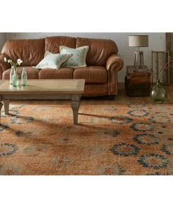 In Bloom by Patina Vie Saffron 8 ft. x 10 ft. Floral Area Rug by Mohawk Home -Mohawk Home Sales saffron mohawk home area rugs 018700 e1 1000
