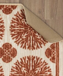 Coral Medallion Spice 1 ft. 8 in. x 2 ft. 10 in. Medallion Machine Washable Area Rug by Mohawk Home -Mohawk Home Sales spice mohawk home area rugs 549114 66 1000