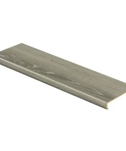 Sterling Oak/Gray Birch Wood 47 in. L x 12-1/8 in. D x 2-3/16 in. H Vinyl Overlay for Stairs 1-1/8 in. to 1-3/4 in. T by Cap A Tread