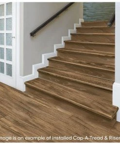 Sundance Canyon Hickory Stair Tread and Reversible Riser Kit 47 in. L x 12-1/8 in. W x 2-3/16 in. T by Cap A Tread 9 Sundance Canyon Hickory Stair Tread and Reversible Riser Kit 47 in. L x 12-1/8 in. W x 2-3/16 in. T by Cap A Tread -Mohawk Home Sales sundance canyon hickory cap a tread vinyl stair treads 01ca77391 31 1000