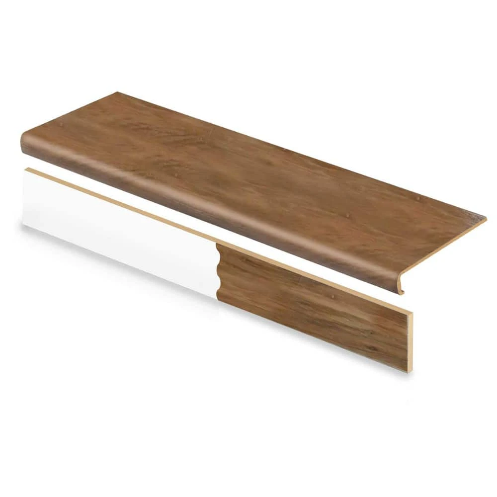 Sundance Canyon Hickory Stair Tread and Reversible Riser Kit 47 in. L x 12-1/8 in. W x 2-3/16 in. T by Cap A Tread 3 Sundance Canyon Hickory Stair Tread and Reversible Riser Kit 47 in. L x 12-1/8 in. W x 2-3/16 in. T by Cap A Tread