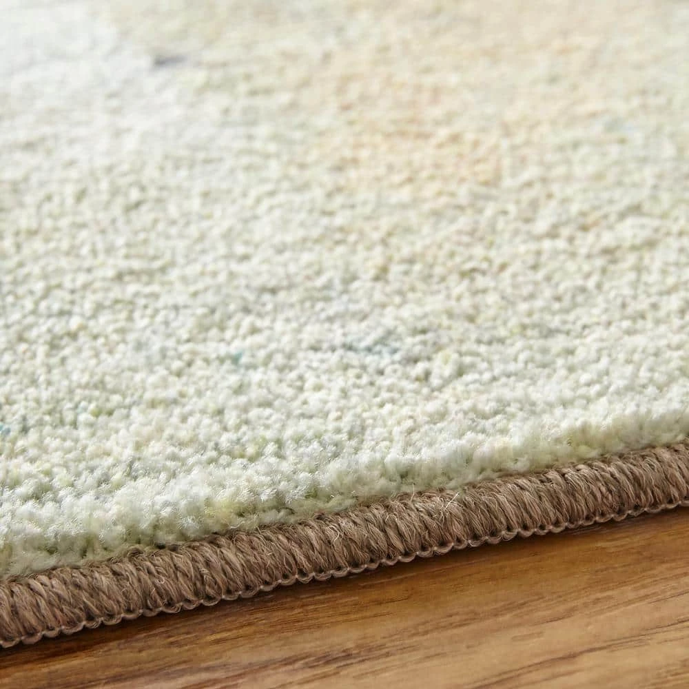 Painted Gaze Metropolitan Tan 8 ft. x 10 ft. Abstract Area Rug by Mohawk Home 5 Painted Gaze Metropolitan Tan 8 ft. x 10 ft. Abstract Area Rug by Mohawk Home - Image 3