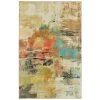 Painted Gaze Metropolitan Tan 8 ft. x 10 ft. Abstract Area Rug by Mohawk Home -Mohawk Home Sales tan mohawk home area rugs 043795 64 1000