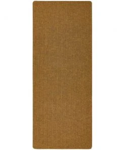 Striped Utility Mat Tan Indoor/Outdoor 24 in. x 60 in. Utility Door Mat by Mohawk Home
