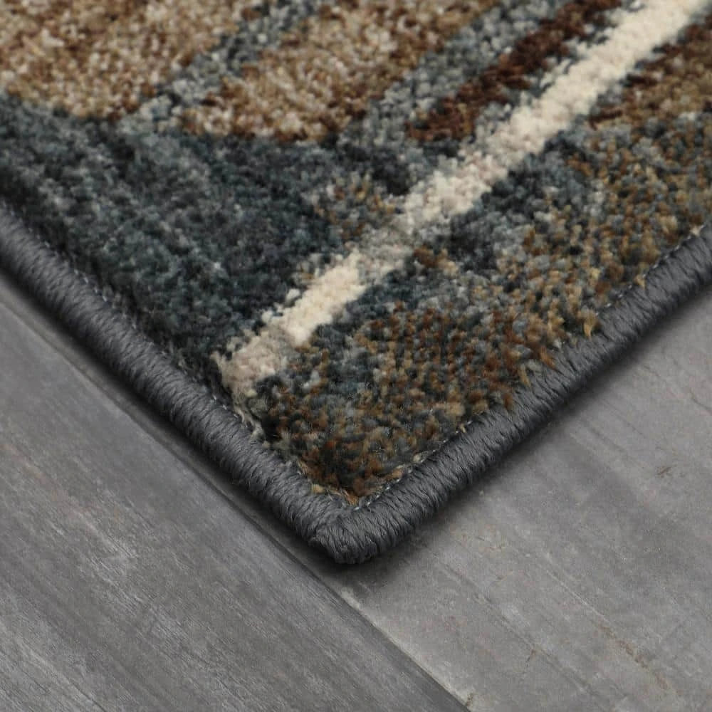 Pyramid Lake Taupe 8 ft. x 11 ft. Abstract Area Rug by Mohawk Home 7 Pyramid Lake Taupe 8 ft. x 11 ft. Abstract Area Rug by Mohawk Home - Image 5