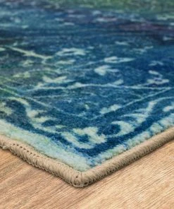 Rowland Teal 8 ft. x 10 ft. Abstract Area Rug by Mohawk Home -Mohawk Home Sales teal mohawk home area rugs 041692 77 1000