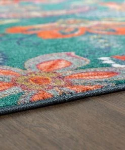 Whinston Teal 6 ft. x 9 ft. Paisley Area Rug by Mohawk Home -Mohawk Home Sales teal mohawk home area rugs 513023 40 1000