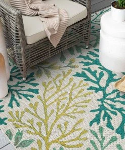 Lagoon Teal 10 ft. x 13 ft. Indoor/Outdoor Area Rug by Mohawk Home -Mohawk Home Sales teal mohawk home outdoor rugs 791339 31 1000