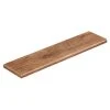Trail Oak/Georgia Clay 47 in. Length x 12-1/8 in. W x 1-11/16 in. T Vinyl Left Return for Stairs 1 in. T by Cap A Tread