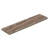Vintage Pewter Oak 47 in. Length x 12-1/8 in. Width x 1-11/16 in. Thick Laminate Left Return to Cover Stairs 1 in. Thick by Cap A Tread -Mohawk Home Sales vintage pewter oak cap a tread laminate stair treads 016271816 64 1000