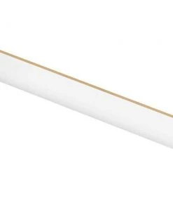 White 94 in. Length x 1/2 in. Thick x 7-3/8 in. Width Laminate Riser to be Used with Cap A Tread