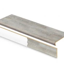 Winding Brook Stair Tread and Reversible Riser Kit 47 in. L x 12-1/8 in. W x 2-3/16 in. T by Cap A Tread