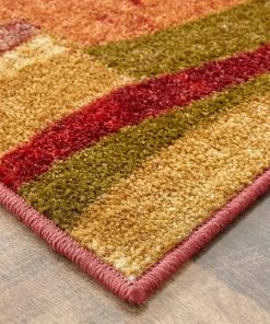 Piscasso Wine 2 ft. x 5 ft. Machine Washable Abstract Runner Rug by Mohawk Home -Mohawk Home Sales wine mohawk home area rugs 169794 fa 1000