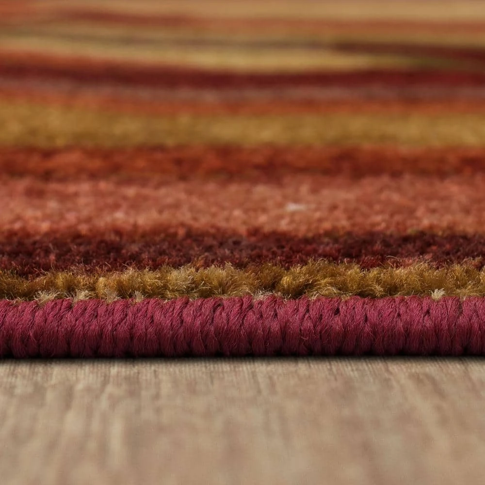 Piscasso Wine 8 ft. x 10 ft. Abstract Area Rug by Mohawk Home 9 Piscasso Wine 8 ft. x 10 ft. Abstract Area Rug by Mohawk Home - Image 7