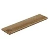 Woodacres Oak/Deerbrook Trail 47 in. L x 12-1/8 in. W x 1-11/16 in. T Vinyl Overlay Left Return for Stairs 1 in. T by Cap A Tread -Mohawk Home Sales woodacres oak deerbrook trail cap a tread vinyl stair treads 016273688 64 1000